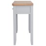 Derwent Grey Dressing Table side on image of the dressing table on a white background