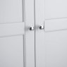Derwent Grey 2 Door Wardrobe close up image of the handles