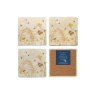 The Humble Hare Humming Hives Coaster Pair image of the coasters on a white background