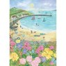 Otter House Harbour View Pack Of 6 Mini Notecards image of the notecard on a white background
