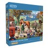 Gibsons Farrier On The Farm 500 Piece Puzzle image of the puzzle box on a white background
