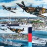 Gibsons Portsmouth Flypast 1000 Piece Puzzle image of the puzzle completed