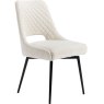 Swivel Limestone Velvet Dining Chair angled image of the chair on a white background