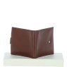 Fonz Leather Mens Classic 3 Card And ID Billfold Wallet Tan Reverse