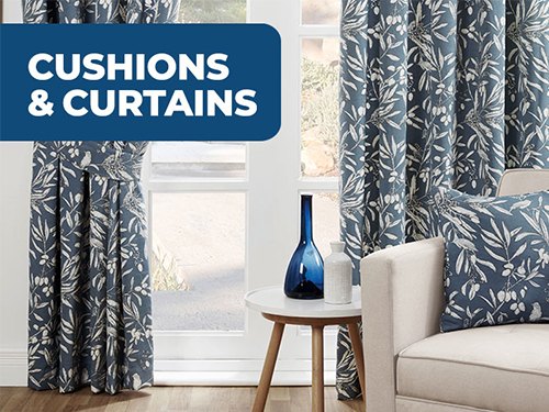 Curtains & Cushions Sale