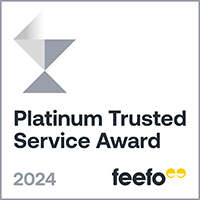 Feefo Platinum Trusted Service Award 2024