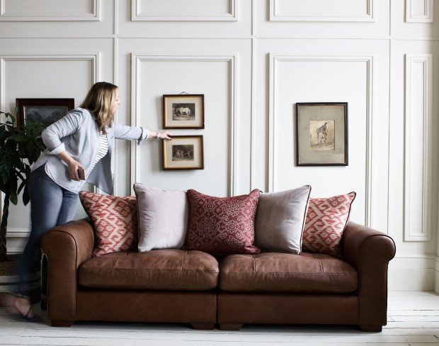 Meet the lady who ‘puts the bow on top’ of Alexander and James sofas