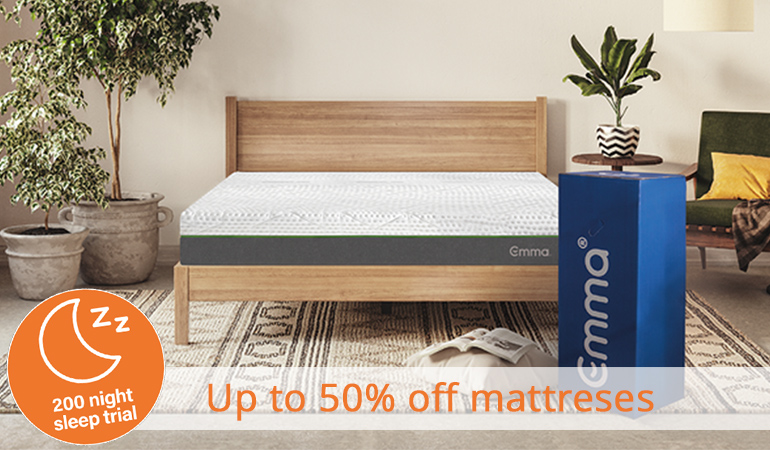 Emma Sleep Company - Save up to 50% on mattresses - 200 night sleep trial