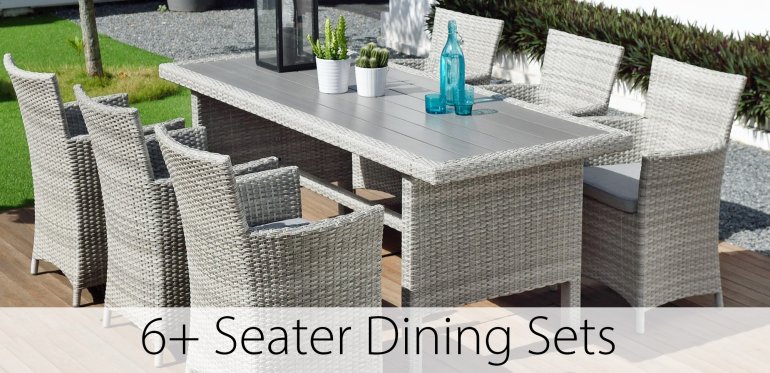 6+ seater dining sets