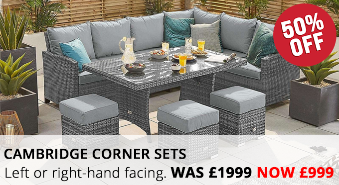 Cambridge Corner Sets Left or right-hand facing. Was £1999 Now £999