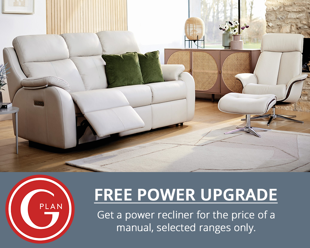 G Plan Free power upgrade on all models for Black Friday