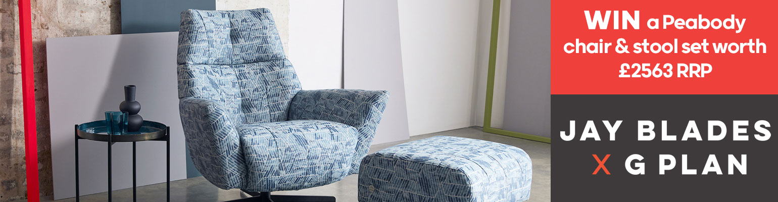 WIN a Peabody chair in Genesis Rock Leather worth over £2000