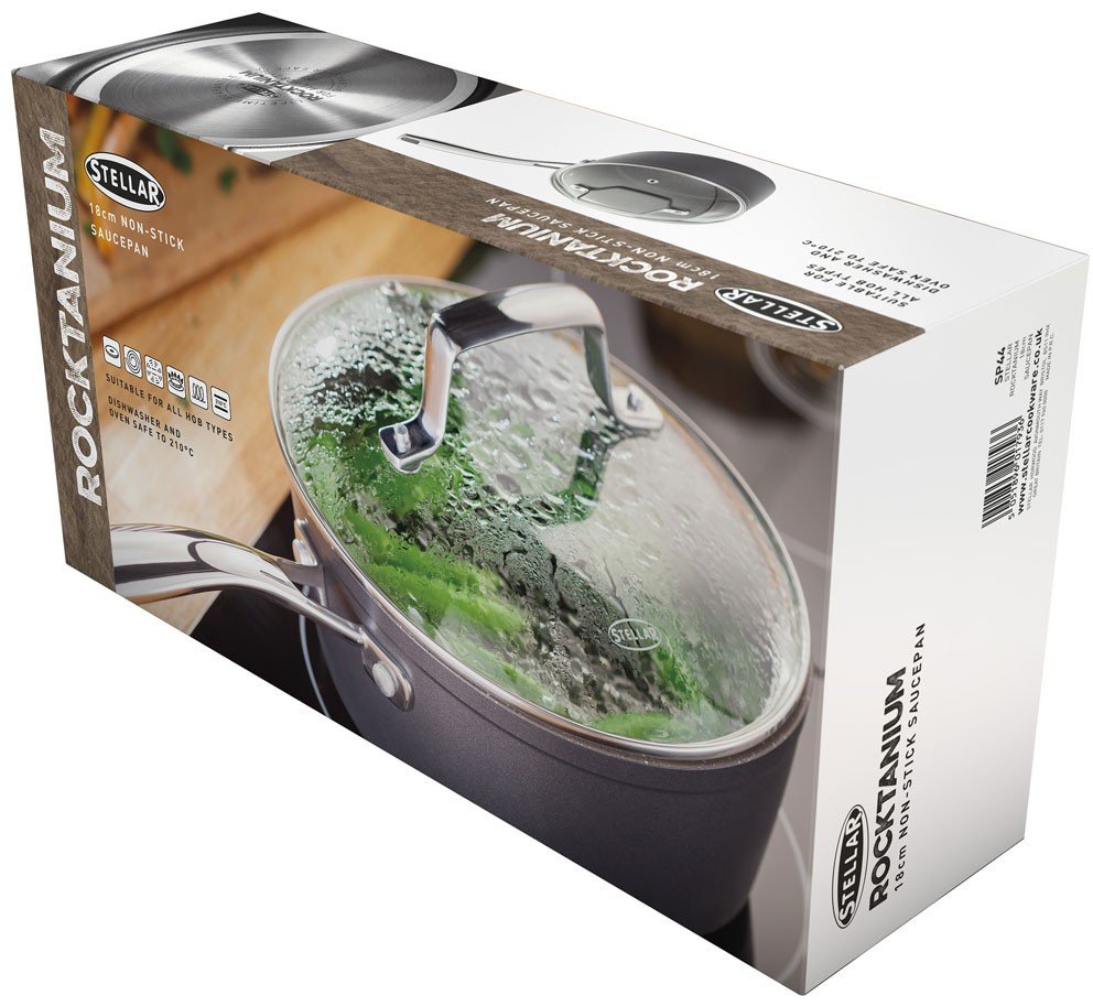 Stellar Rocktanium Saucepan Frying Pans & Saucepans Aldiss