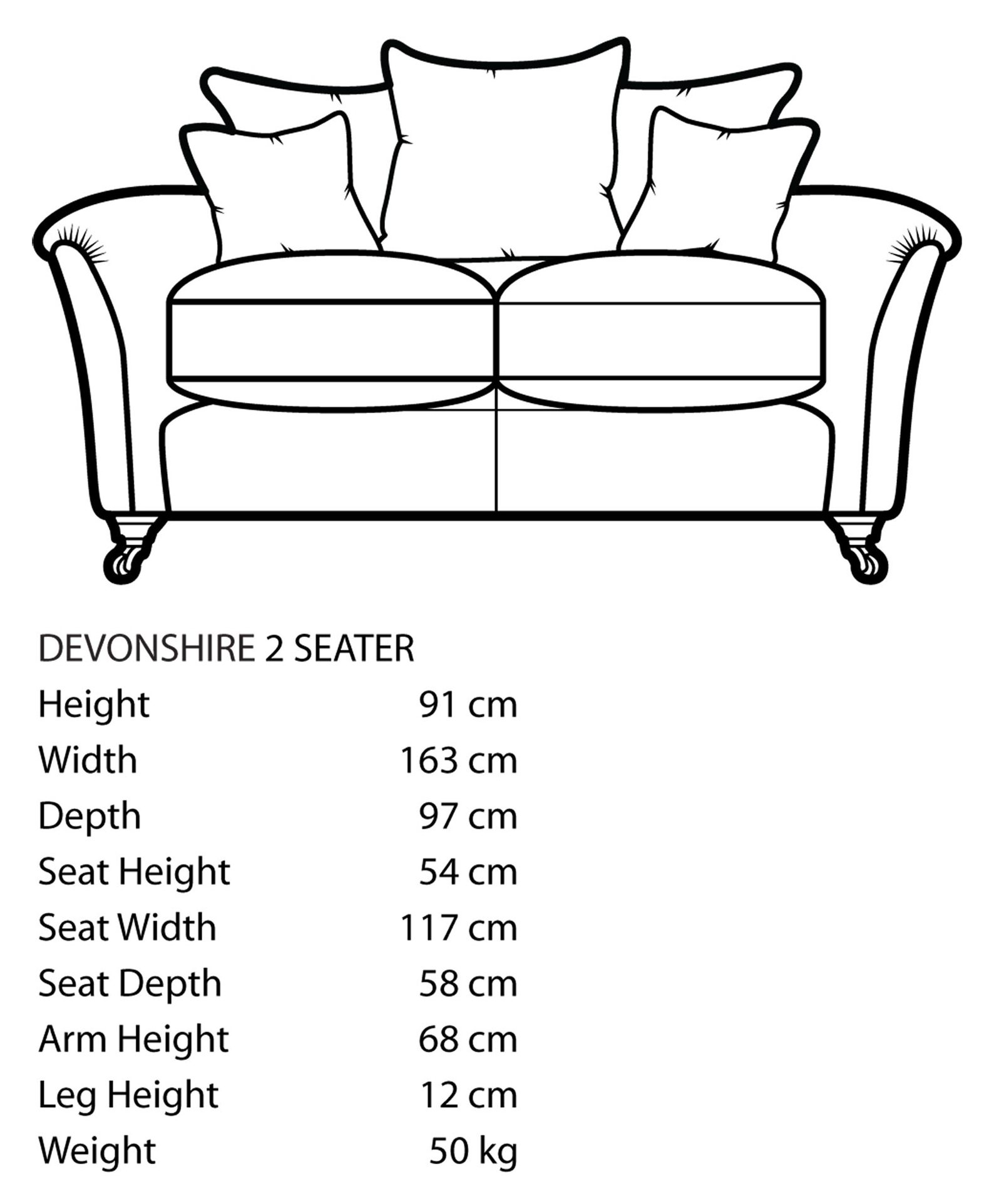 Parker Knoll Devonshire Large 2 Seater Sofa Aldiss