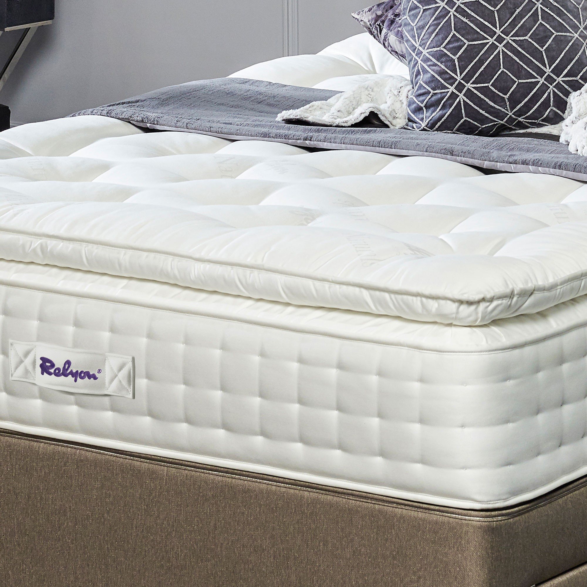 Relyon pillow top mattress clearance