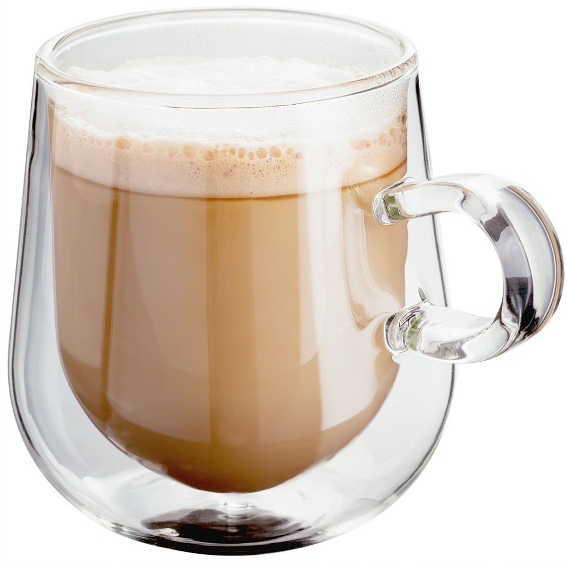 Double-Wall Glass Latte Coffee Mugs