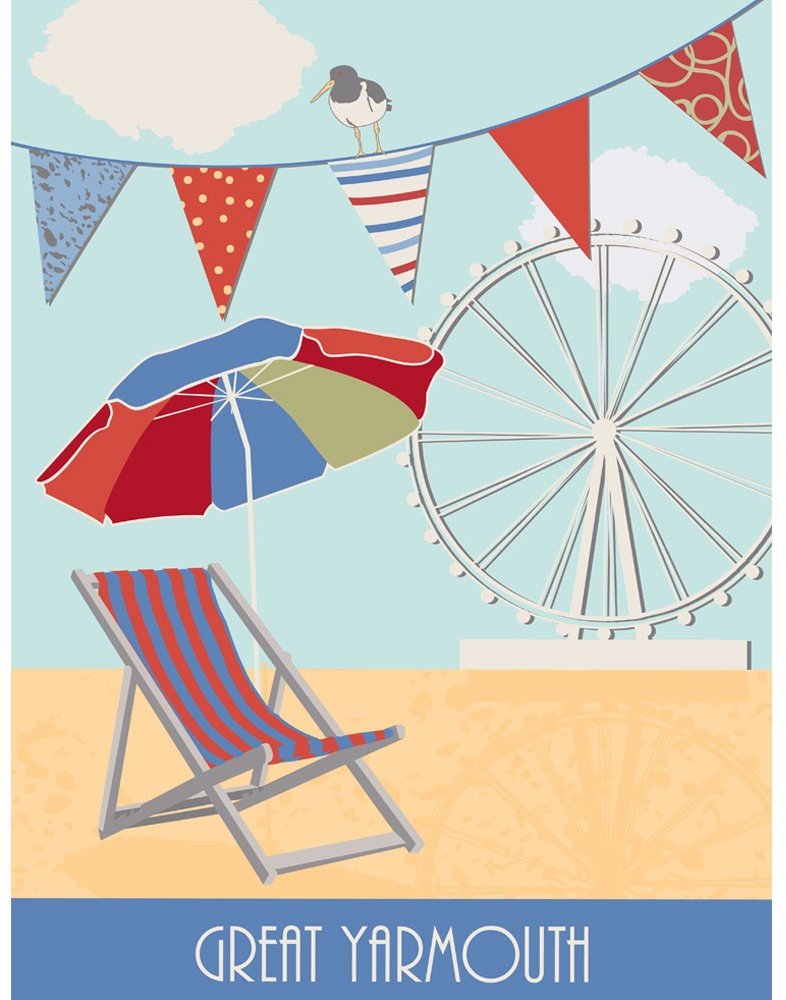 Postcards from Norfolk Great Yarmouth Tote Bag Aldiss