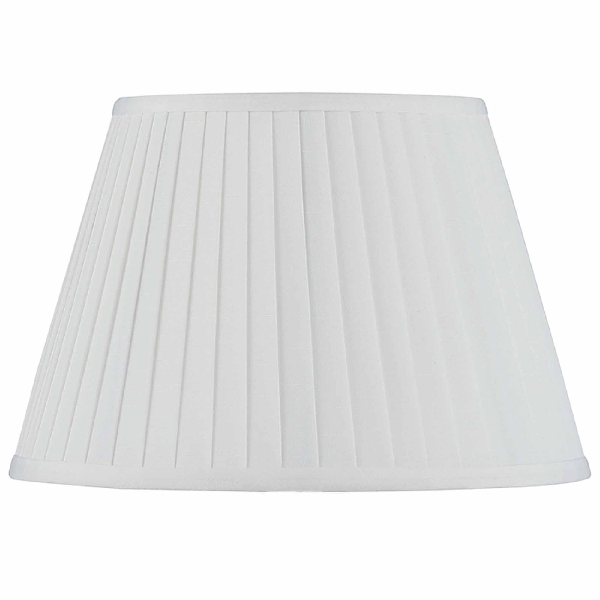 40cm Ivory Knife Pleat Shade Aldiss