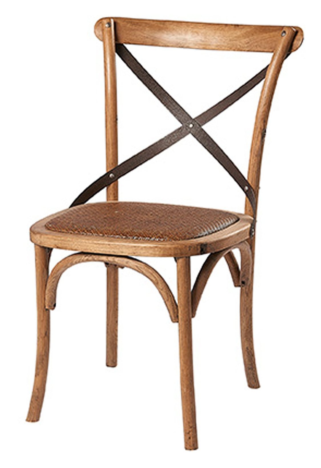 Houston Oak Cross Chair Aldiss
