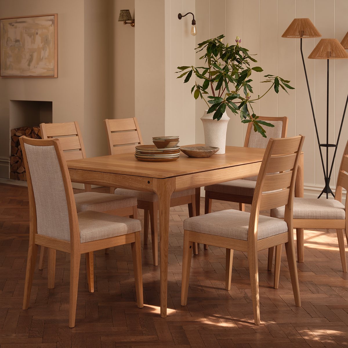 Ercol Romana 6 Seater Dining Set | Aldiss of Norfolk