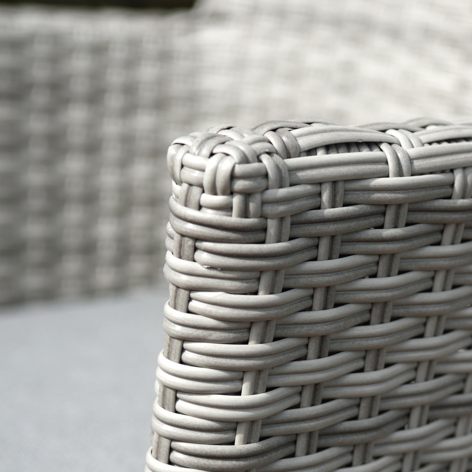 Aruba 6 Seater 2M Rectangular Dining Set Garden Furniture Aldiss