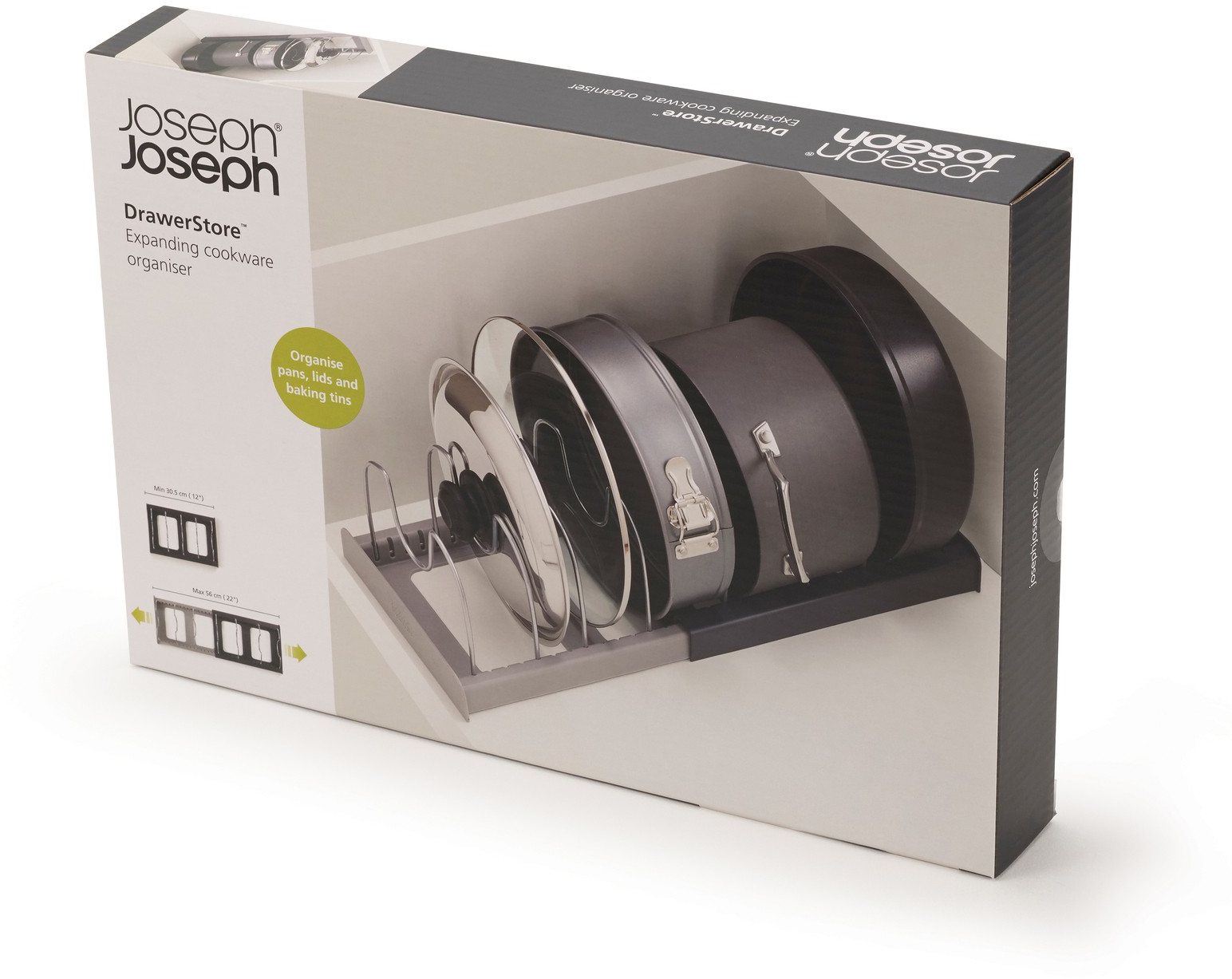 Joseph Joseph DrawerStore Expanding Cookware Org Grey Aldiss