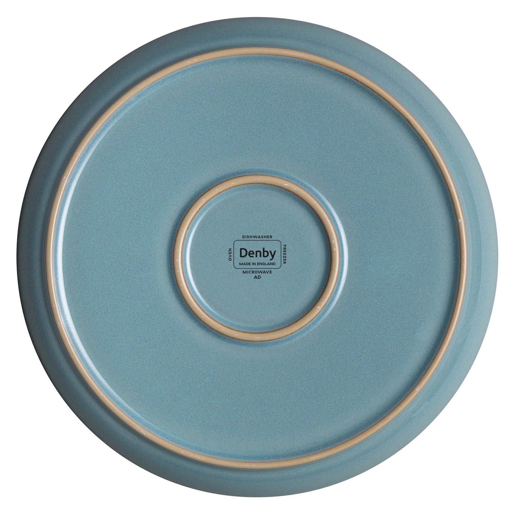 Denby Azure Haze Coupe Dinner Plate Aldiss