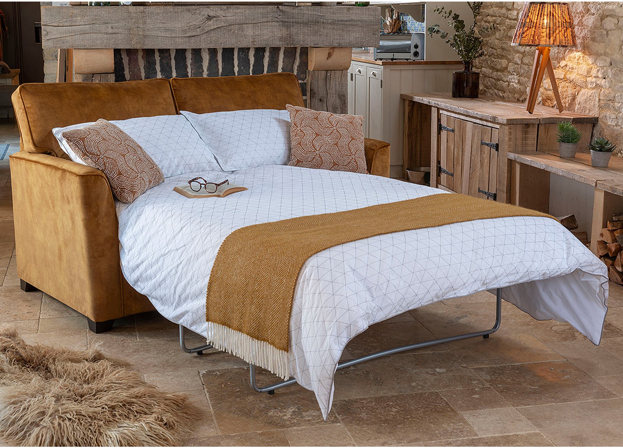 Freya 2 Seater Sofa Bed Aldiss of Norfolk