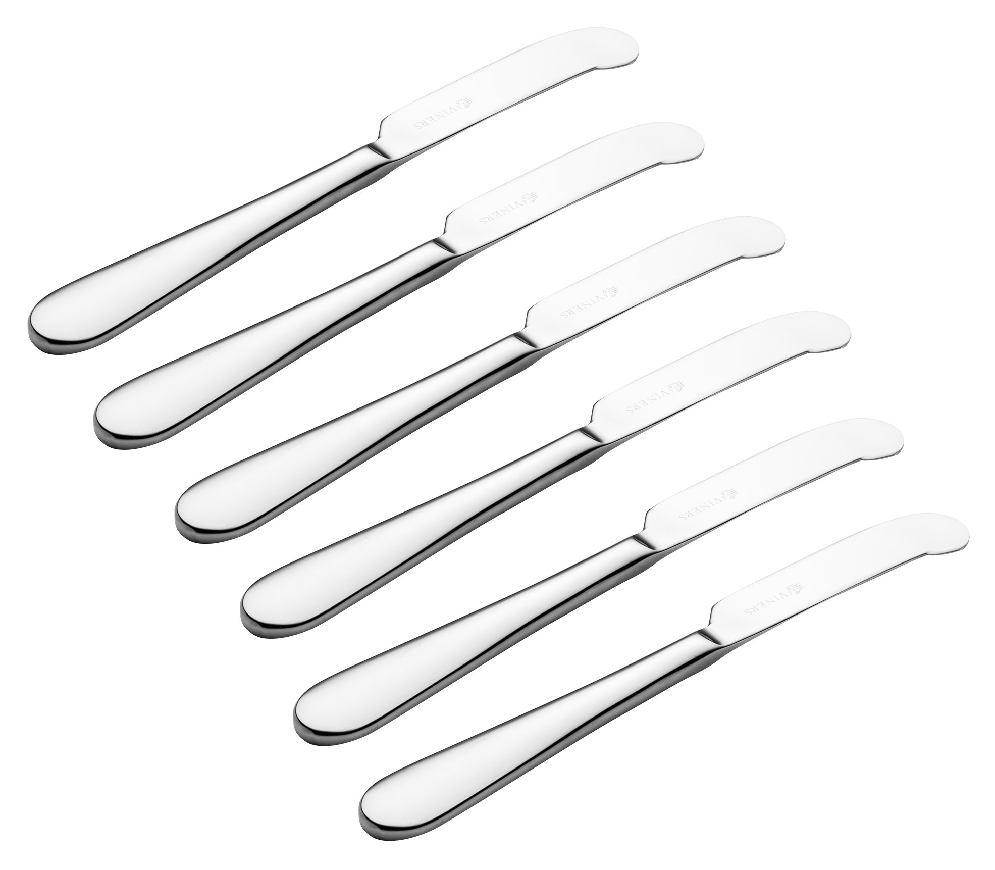 Viners Select 6 Piece Butter Knives Set Aldiss of Norfolk