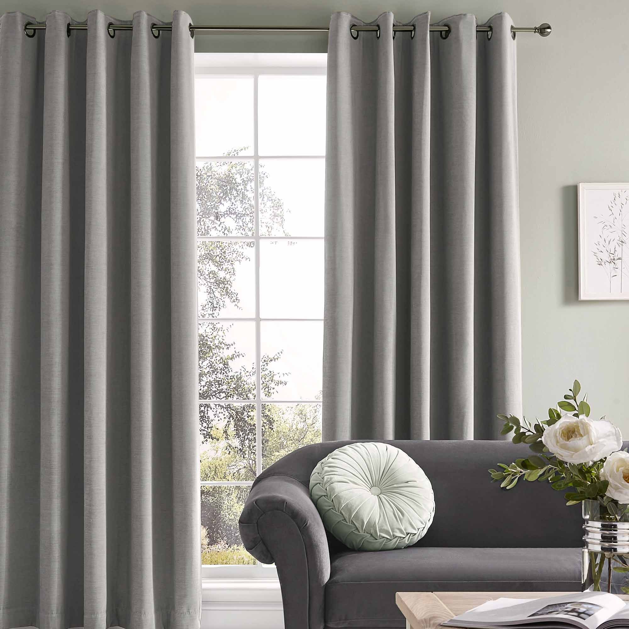 Laura Ashley Abbott Steel Curtains Aldiss of Norfolk