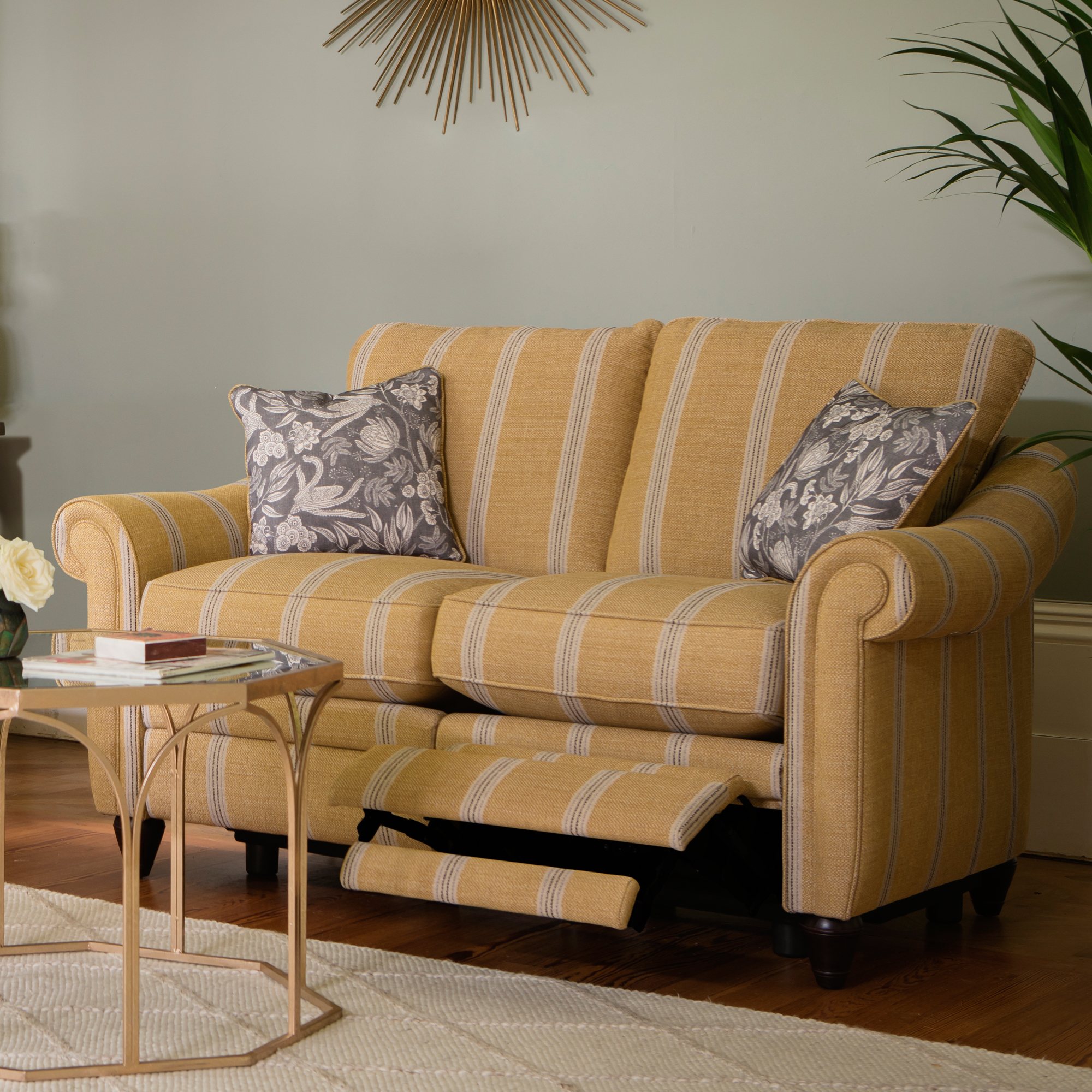 Parker Knoll Ashbourne 2 Seater SofaPower Footrest Aldiss