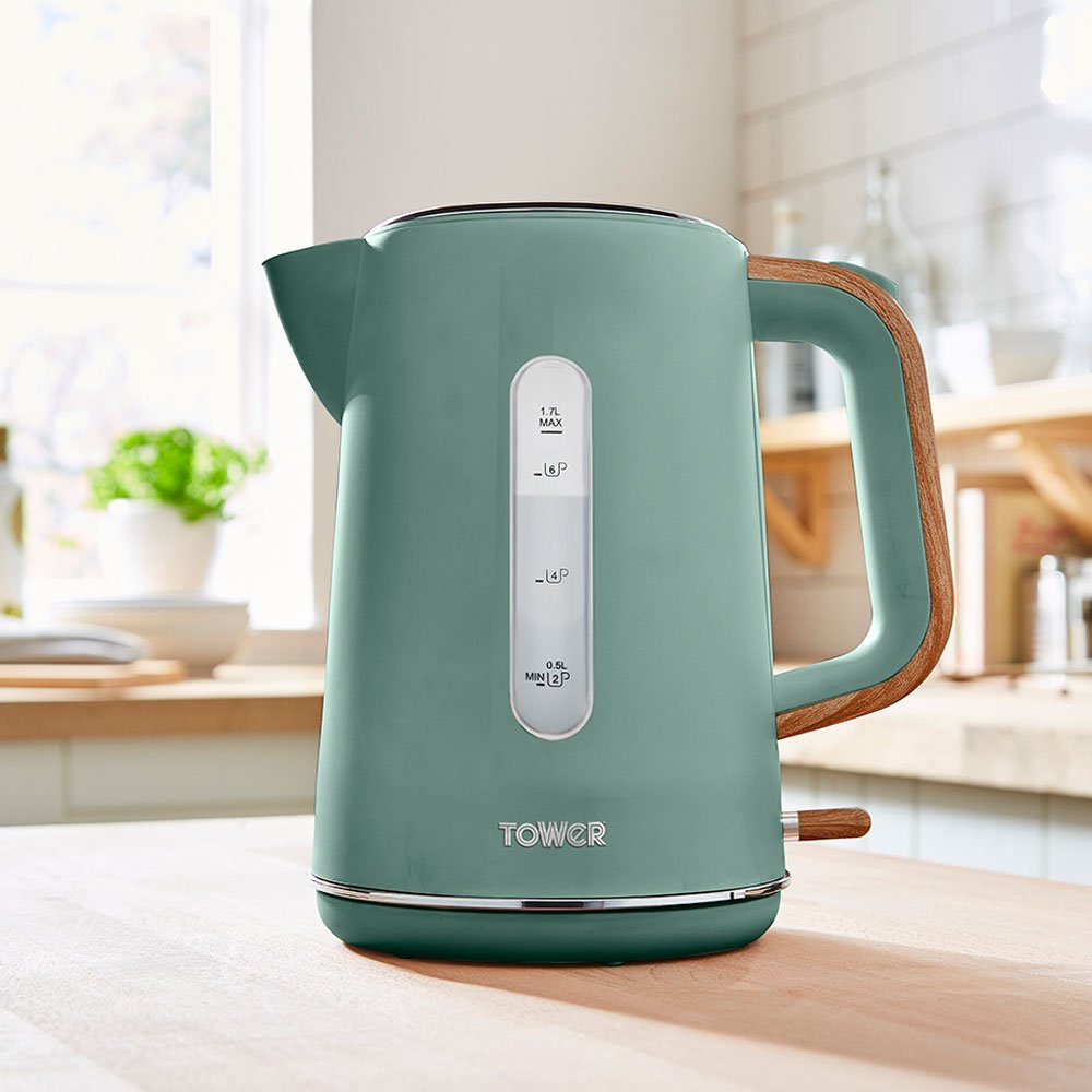 Tower Scandi Jade 1.7L Rapid Boil Kettle Aldiss of Norfolk