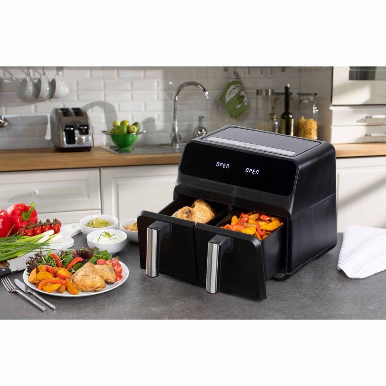 Daewoo Double Drawer Digital Air Fryer Aldiss of Norfolk