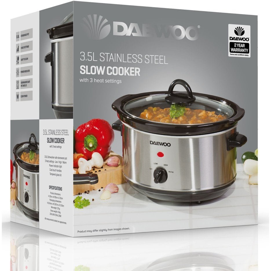 Daewoo 3.5L Slow Cooker Aldiss of Norfolk