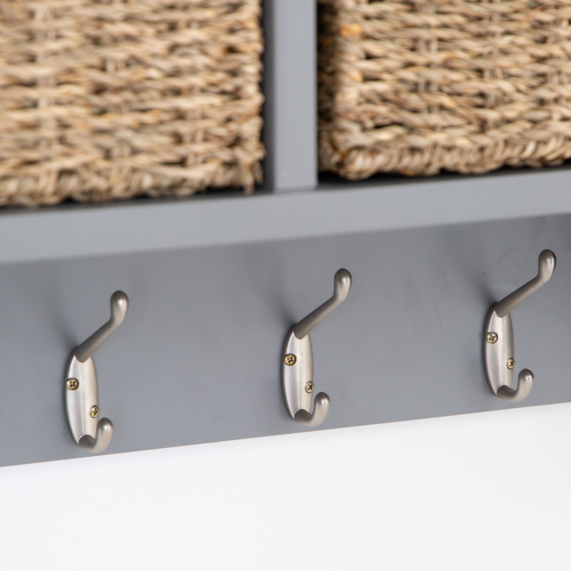 Chatsworth Oak Grey Large Hall Bench Top Aldiss of Norfolk