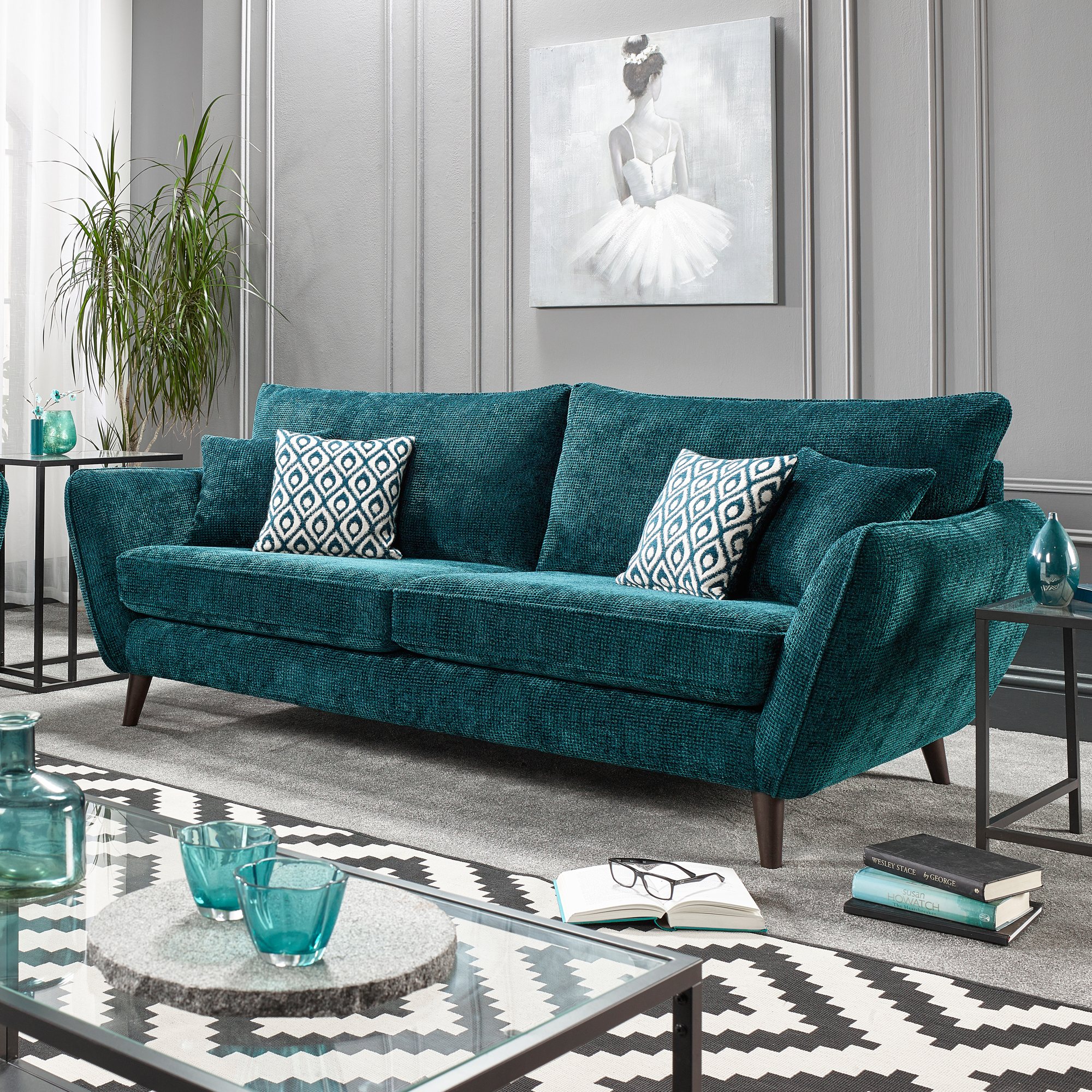 Large four discount seater sofa