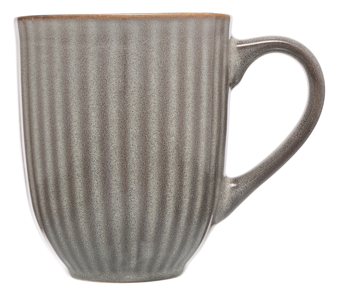 Siip | ribbed mug | dark grey | Aldiss of Norfolk