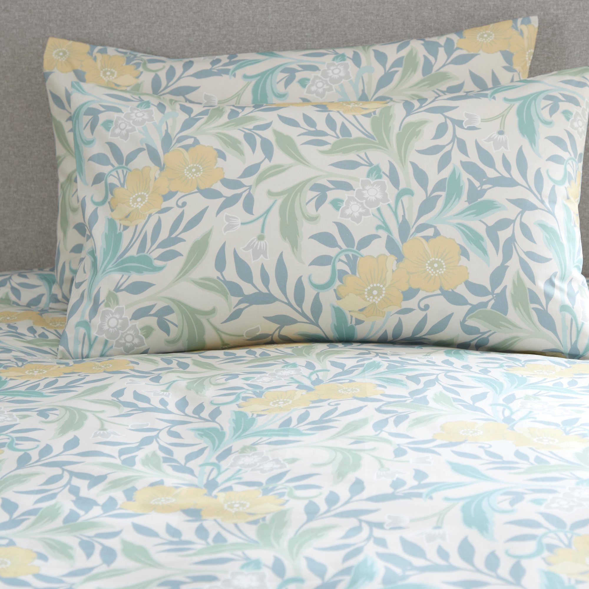 D&D Sandringham Duck Egg Duvet Cover Set Aldiss of Norfolk