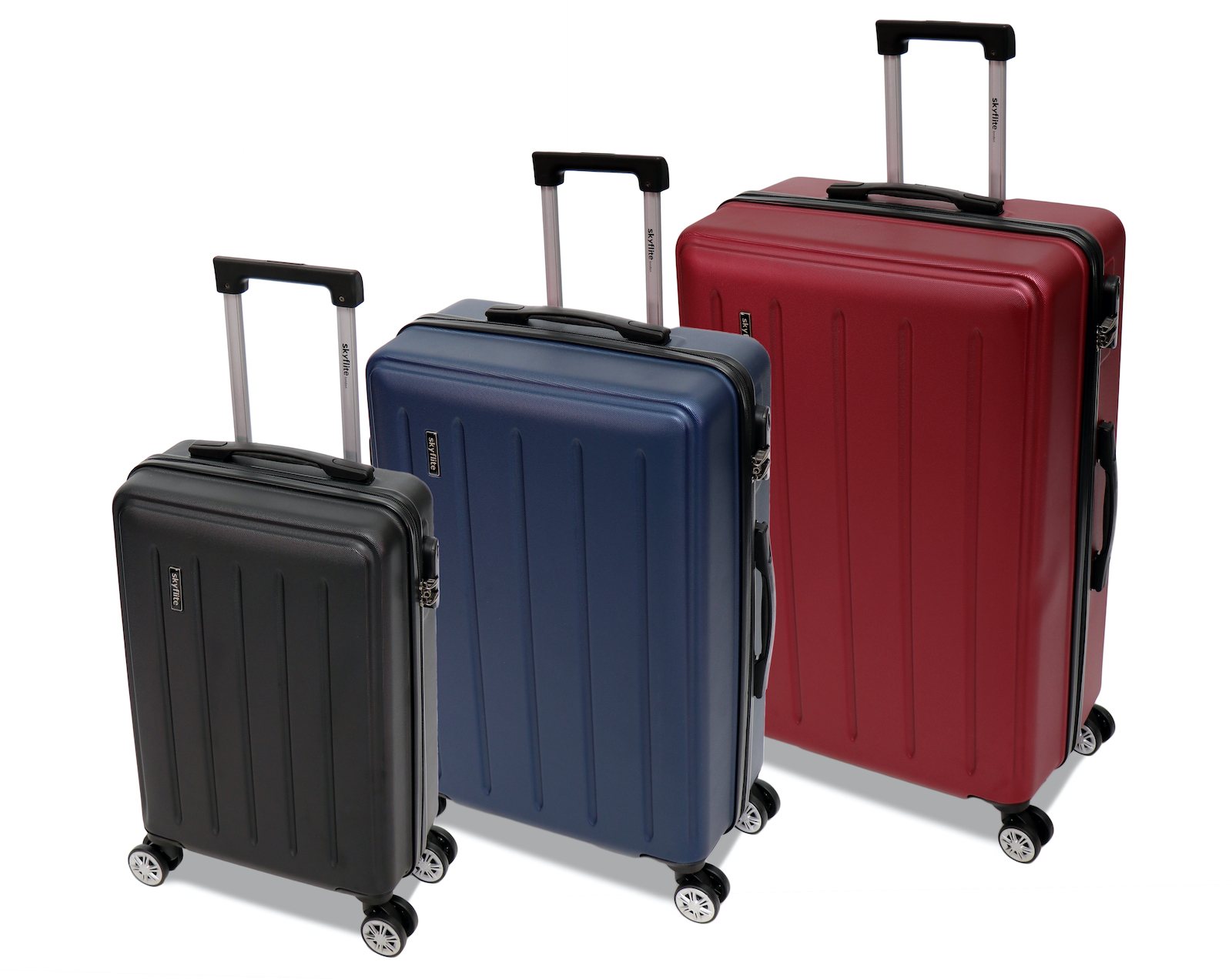 Skyflite Dolomite Navy Hard Shell Suitcase Aldiss
