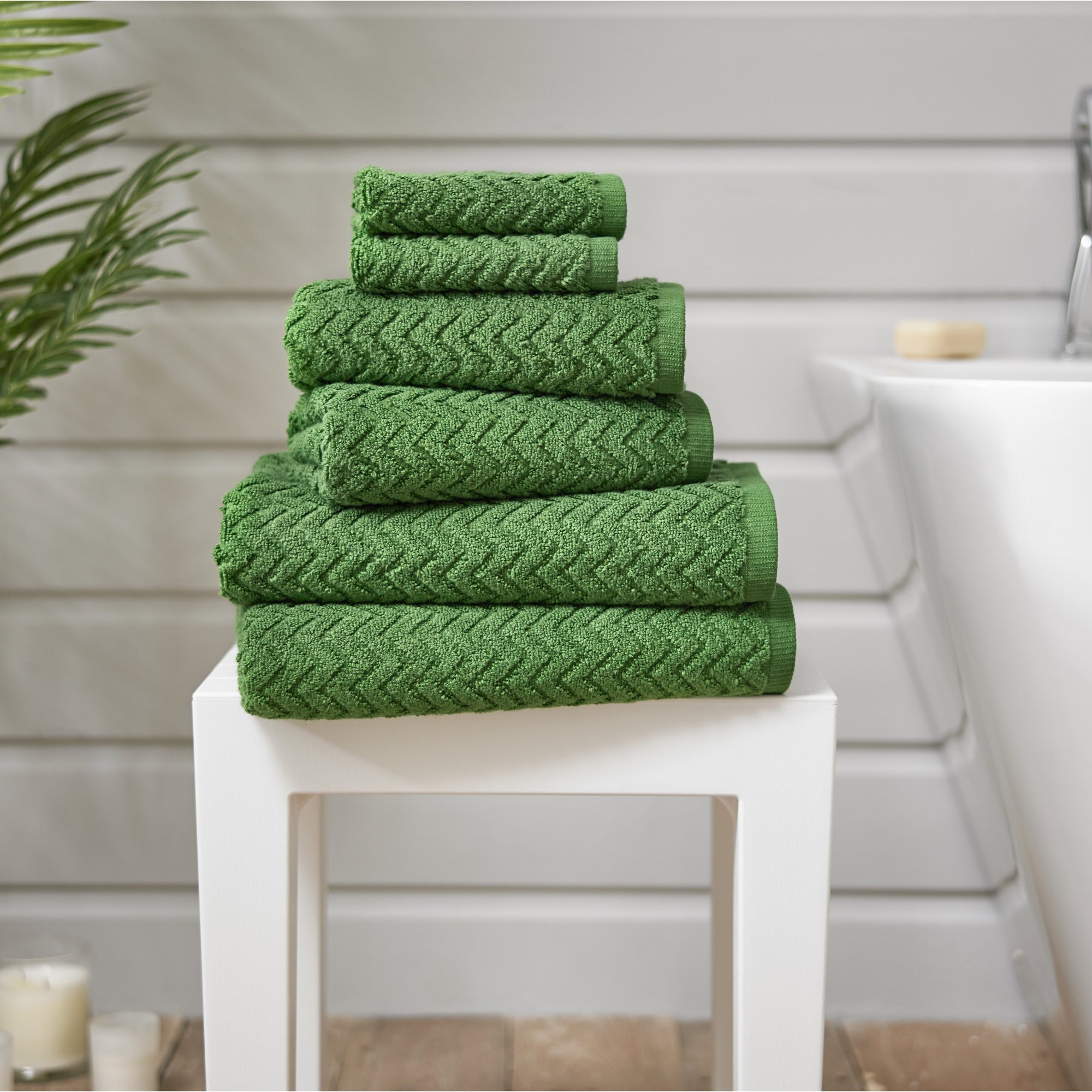 Deyongs Moss Zulu Towels Aldiss of Norfolk