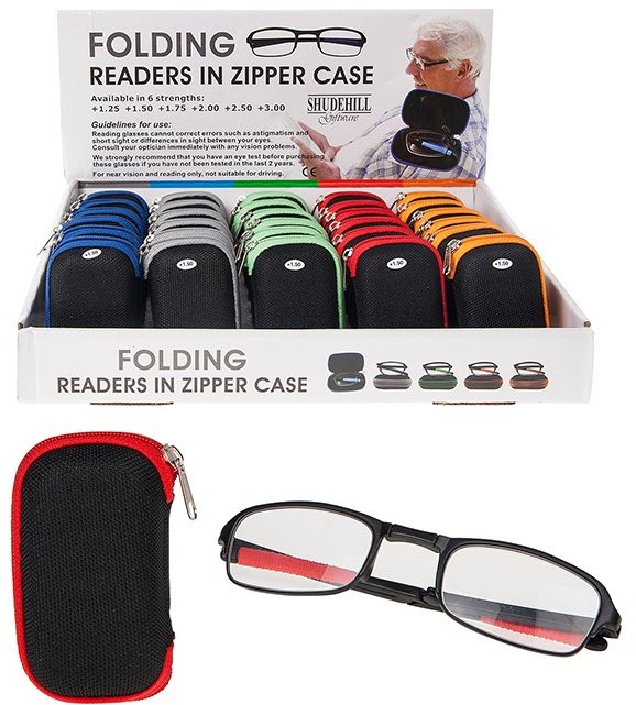 Glasses folded on sale