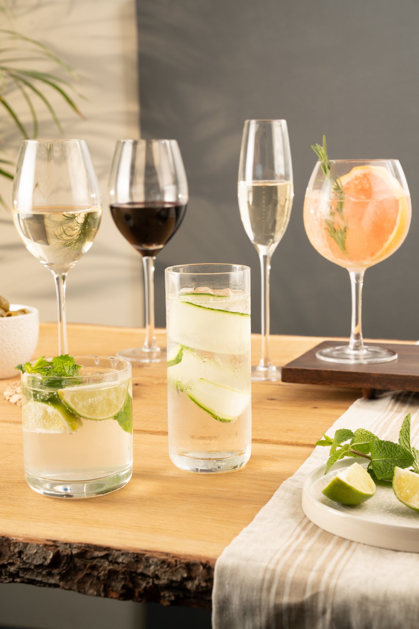 Artisan Street Ripple Four Pack Highball Glasses Aldiss