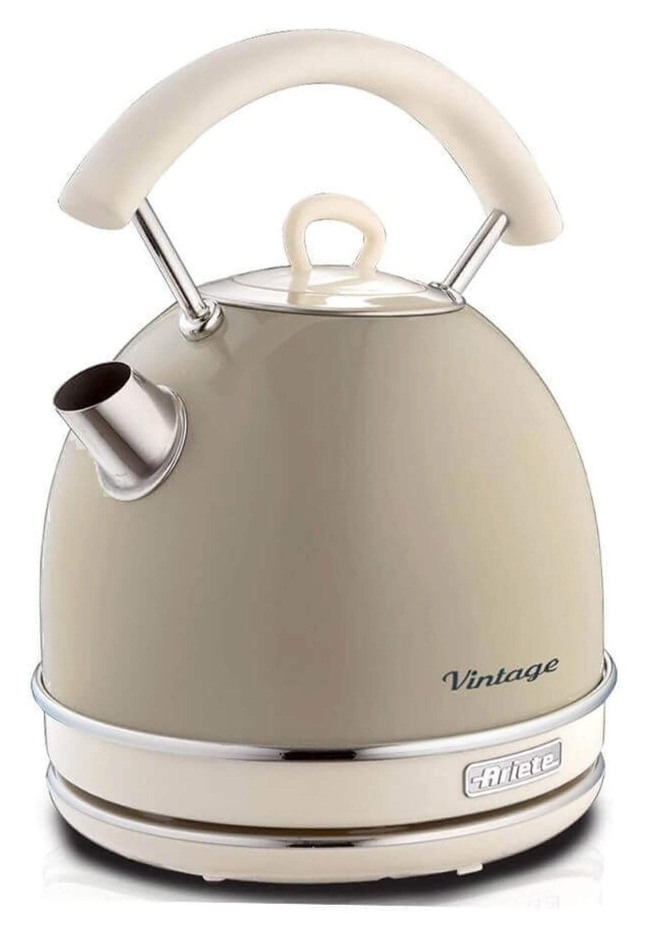 Cream and silver deals kettle