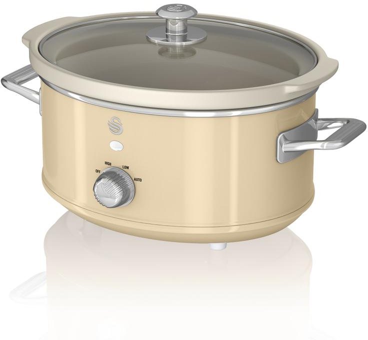 Swan 3.5L Slow Cooker Retro Cream Aldiss of Norfolk