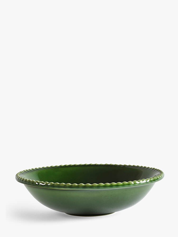 M.M Living Bobble Green Pasta Bowl Aldiss of Norfolk