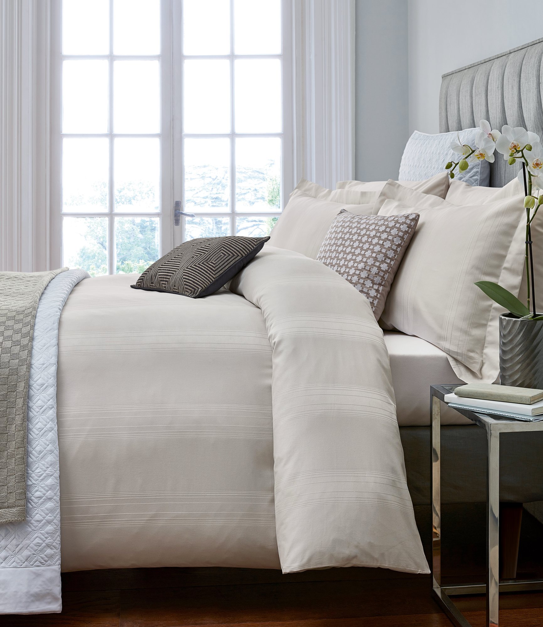 Peacock Blue Hotel Cashmere Capella Bedding Aldiss