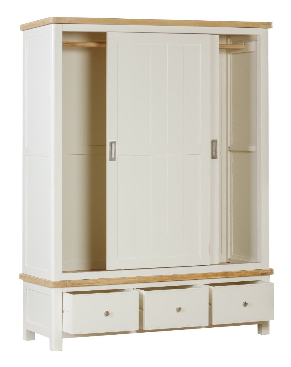 Silverdale Painted Large Robe 2 Door Wardrobe | Aldiss