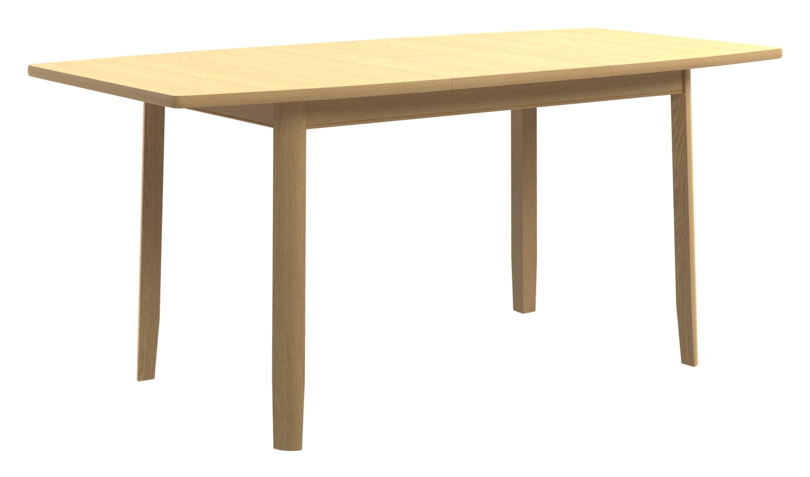 Warwick Oak Small Rectangle Dining Table on Legs Aldiss