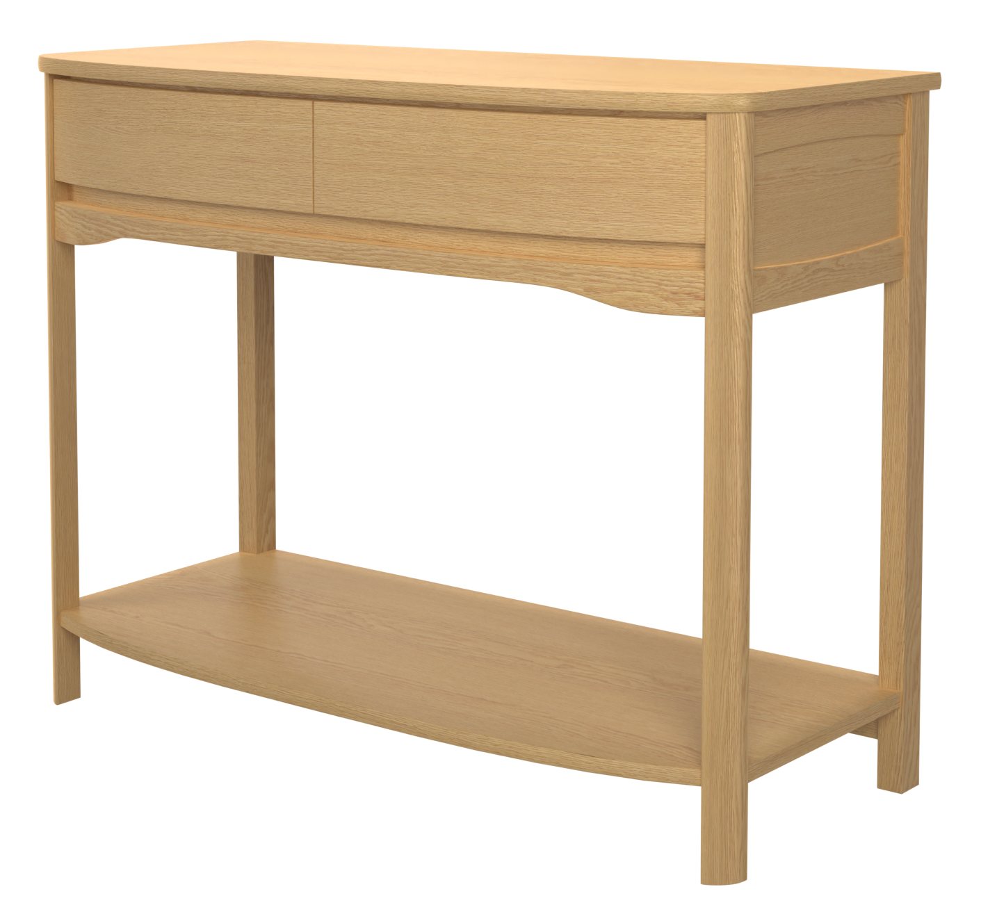 Warwick Oak Large Console Table Aldiss of Norfolk
