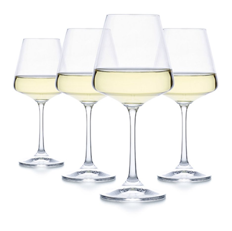 Crystalline White Wine Glass 4pk Aldiss of Norfolk